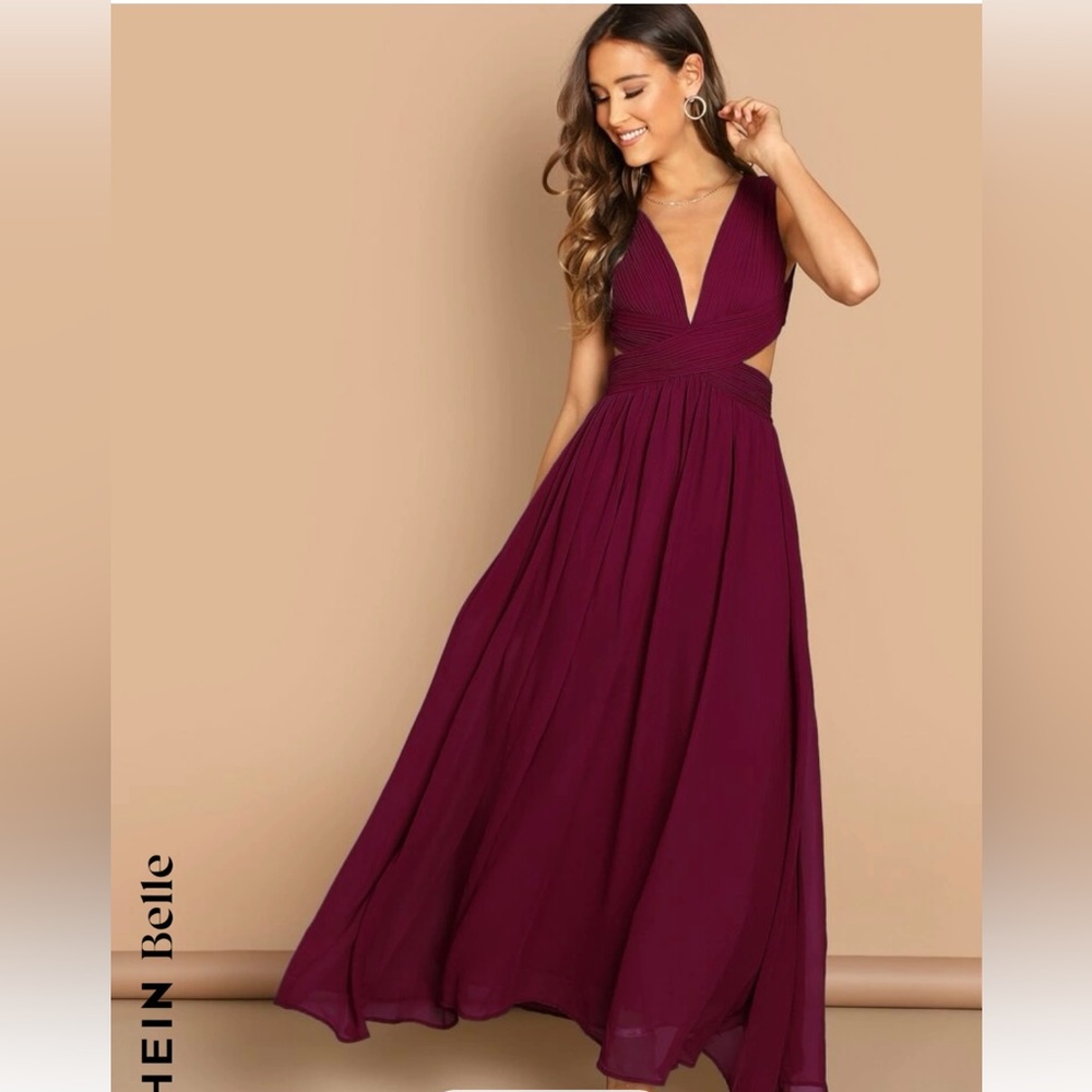 SHEIN burgundy dress. NEW!